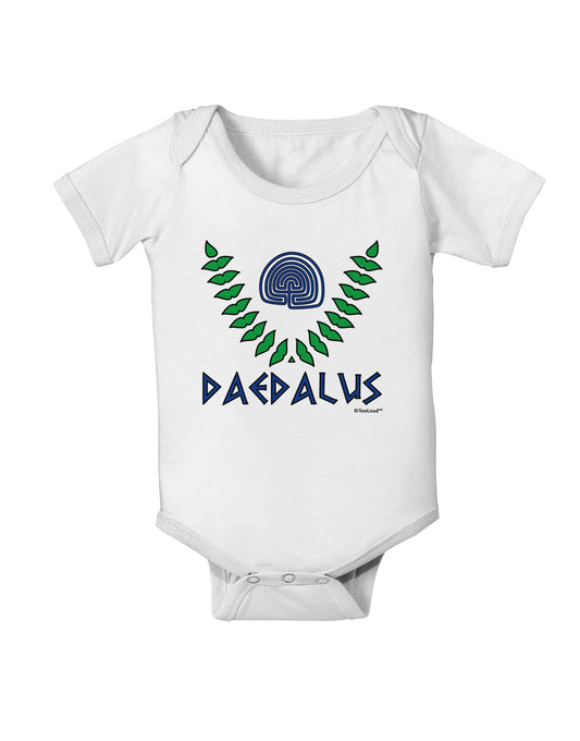 Labyrinth - Daedalus - Greek Mythology Color Baby Romper Bodysuit by TooLoud-Baby Romper-TooLoud-White-06-Months-Davson Sales