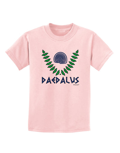 Labyrinth - Daedalus - Greek Mythology Color Childrens T-Shirt by TooLoud-Childrens T-Shirt-TooLoud-PalePink-X-Small-Davson Sales