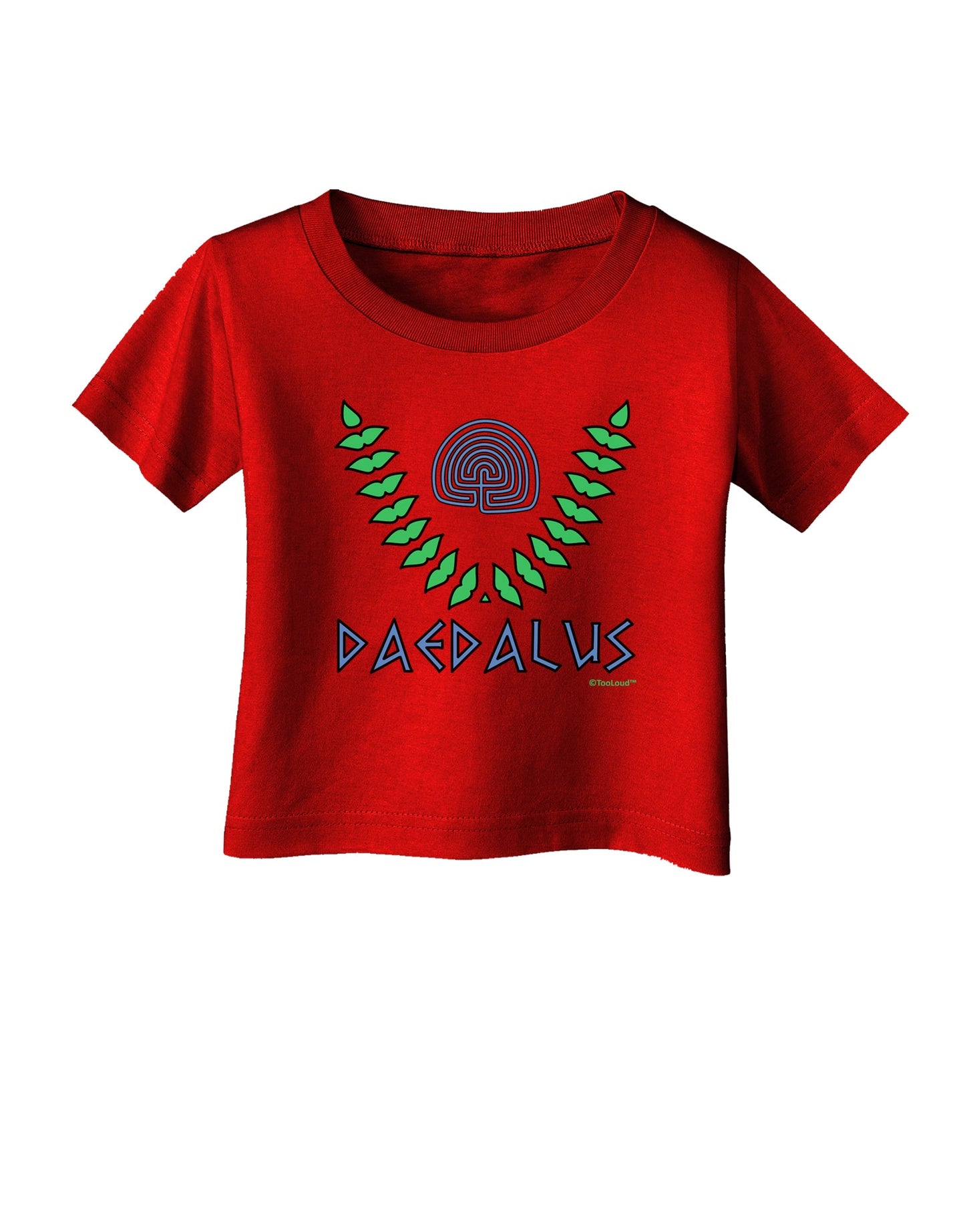 Labyrinth - Daedalus - Greek Mythology Color Infant T-Shirt Dark by TooLoud-Infant T-Shirt-TooLoud-Clover-Green-06-Months-Davson Sales