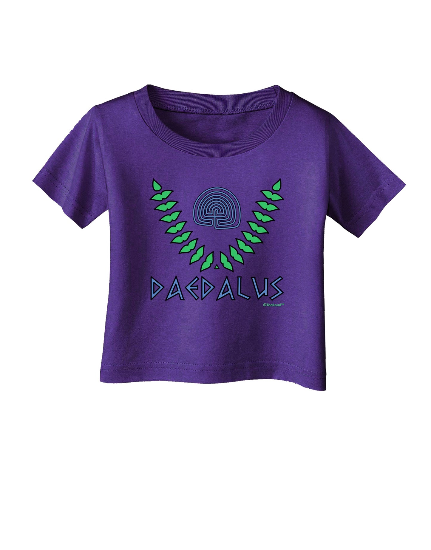 Labyrinth - Daedalus - Greek Mythology Color Infant T-Shirt Dark by TooLoud-Infant T-Shirt-TooLoud-Purple-06-Months-Davson Sales