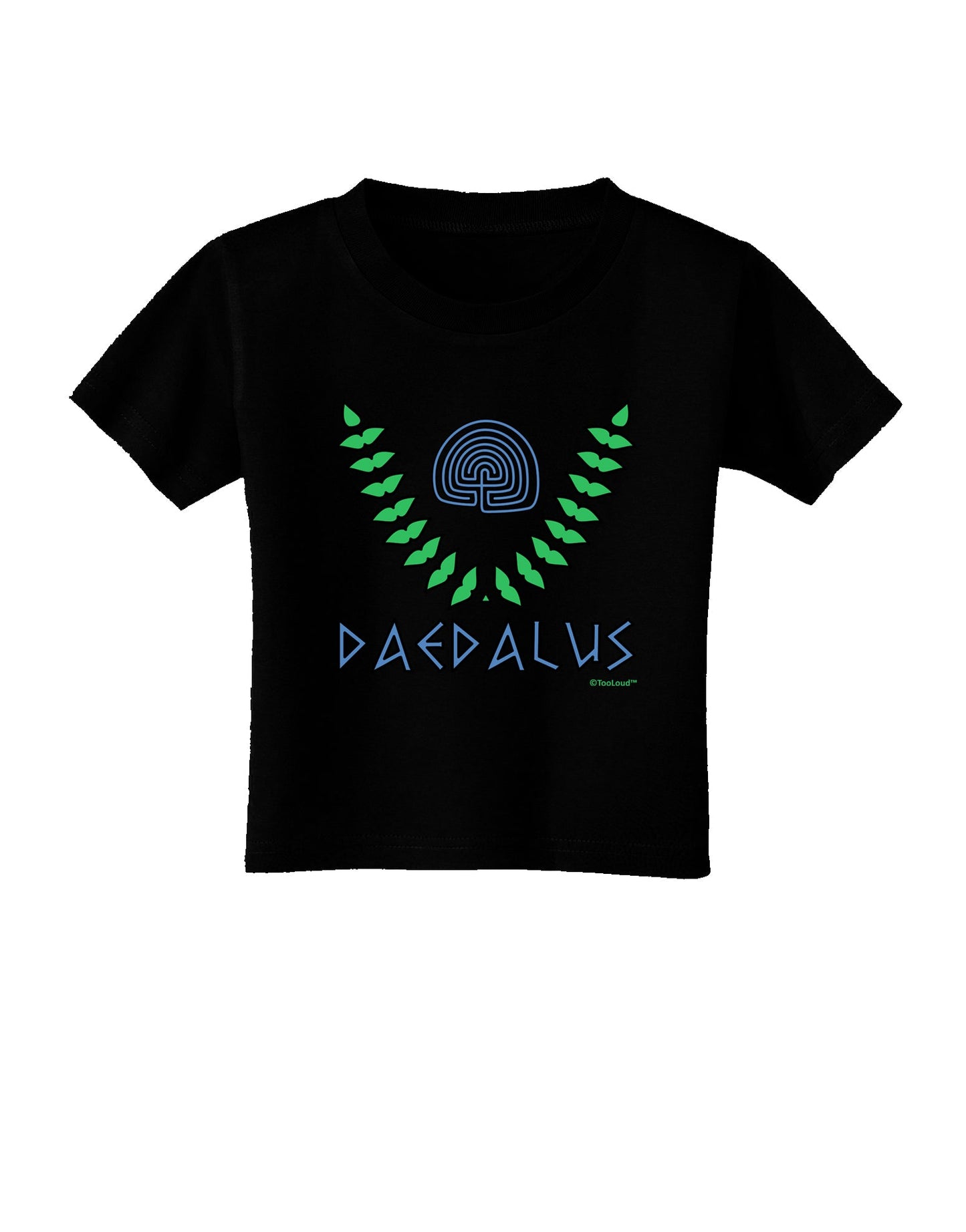 Labyrinth - Daedalus - Greek Mythology Color Toddler T-Shirt Dark by TooLoud-Toddler T-Shirt-TooLoud-Black-2T-Davson Sales