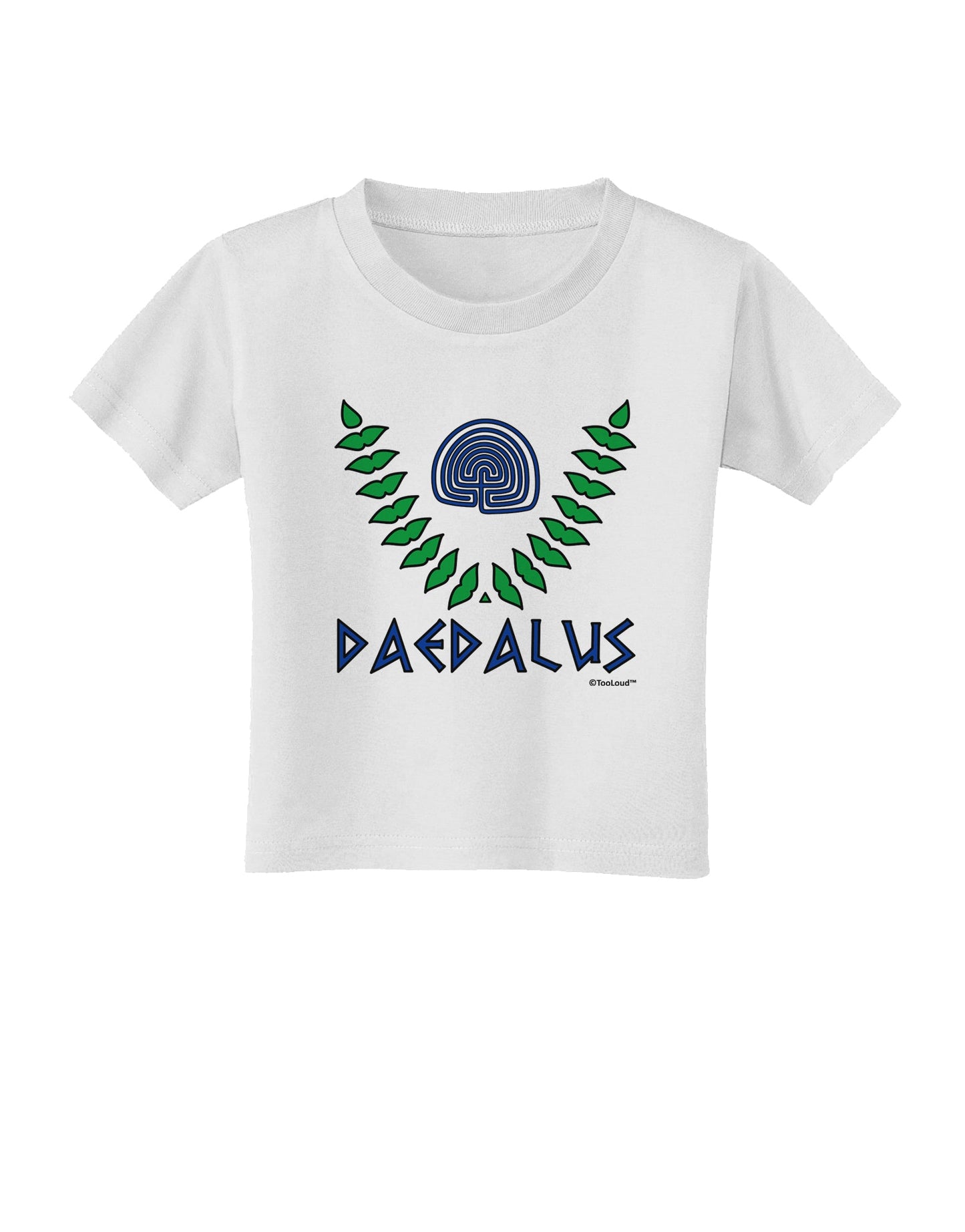 Labyrinth - Daedalus - Greek Mythology Color Toddler T-Shirt by TooLoud-Toddler T-Shirt-TooLoud-White-2T-Davson Sales