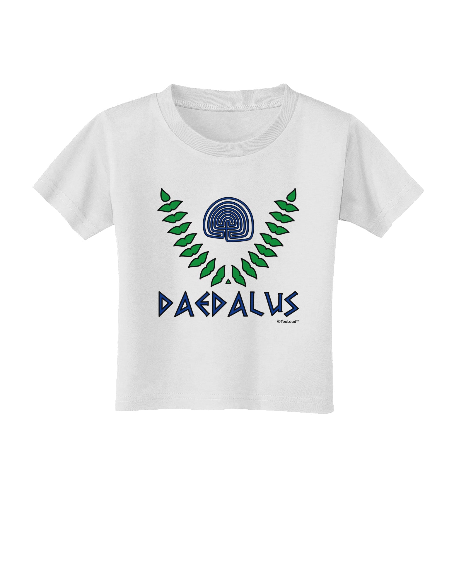 Labyrinth - Daedalus - Greek Mythology Color Toddler T-Shirt by TooLoud-Toddler T-Shirt-TooLoud-White-2T-Davson Sales