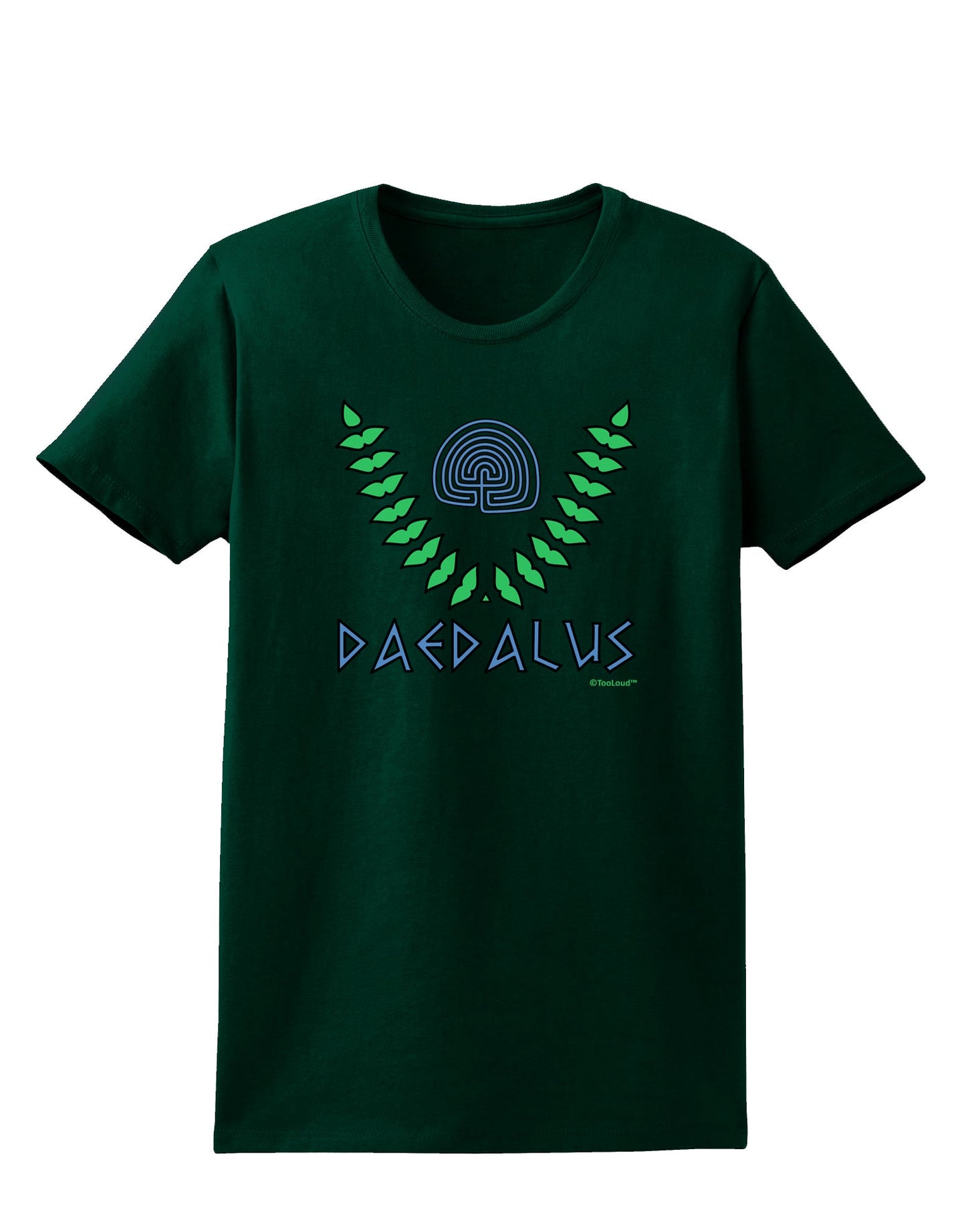Labyrinth - Daedalus - Greek Mythology Color Womens Dark T-Shirt by TooLoud-Womens T-Shirt-TooLoud-Forest-Green-Small-Davson Sales