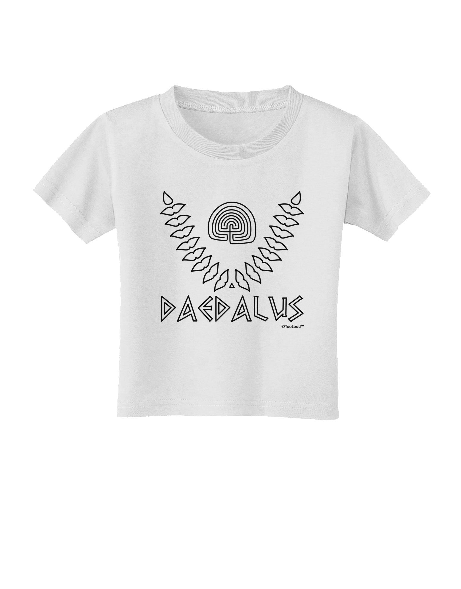 Labyrinth - Daedalus - Greek Mythology Toddler T-Shirt by TooLoud-Toddler T-Shirt-TooLoud-White-2T-Davson Sales