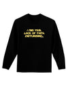 Lack of Faith Adult Long Sleeve Dark T-Shirt-TooLoud-Black-Small-Davson Sales