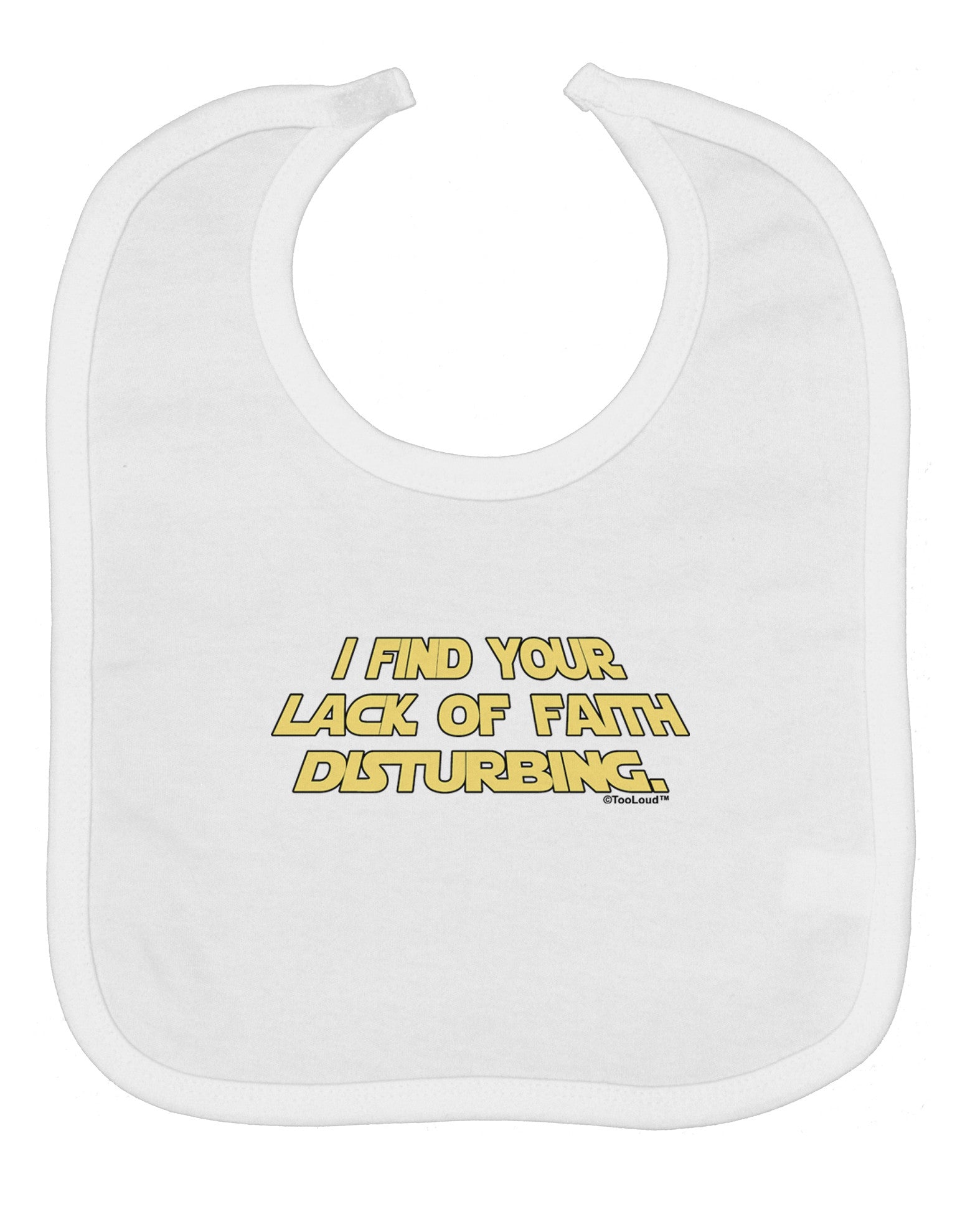 Lack of Faith Baby Bib