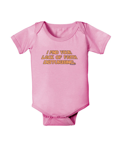 Lack of Faith Baby Romper Bodysuit-Baby Romper-TooLoud-Pink-06-Months-Davson Sales