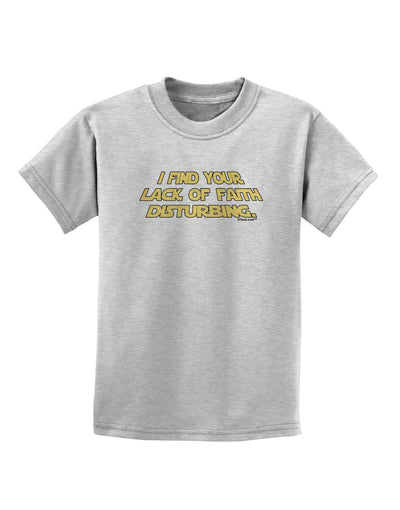 Lack of Faith Childrens T-Shirt-Childrens T-Shirt-TooLoud-AshGray-X-Small-Davson Sales