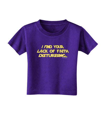 Lack of Faith Toddler T-Shirt Dark-Toddler T-Shirt-TooLoud-Purple-2T-Davson Sales