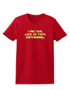 Lack of Faith Womens Dark T-Shirt-TooLoud-Red-X-Small-Davson Sales