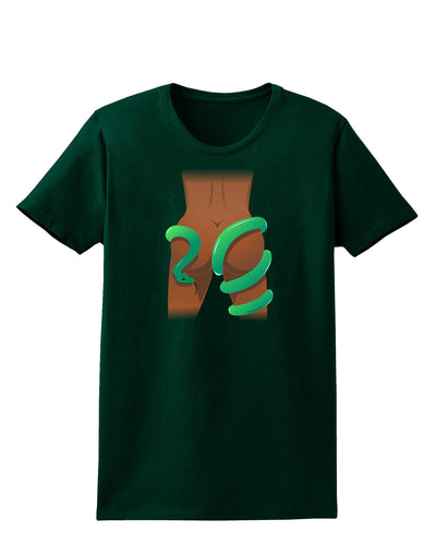 Lady Anaconda Design Dark Womens Dark T-Shirt-Womens T-Shirt-TooLoud-Forest-Green-Small-Davson Sales