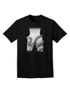 Lady Anaconda Design Grayscale Adult Dark T-Shirt-Mens T-Shirt-TooLoud-Black-Small-Davson Sales