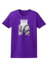 Lady Anaconda Design Grayscale Womens Dark T-Shirt-Womens T-Shirt-TooLoud-Purple-X-Small-Davson Sales