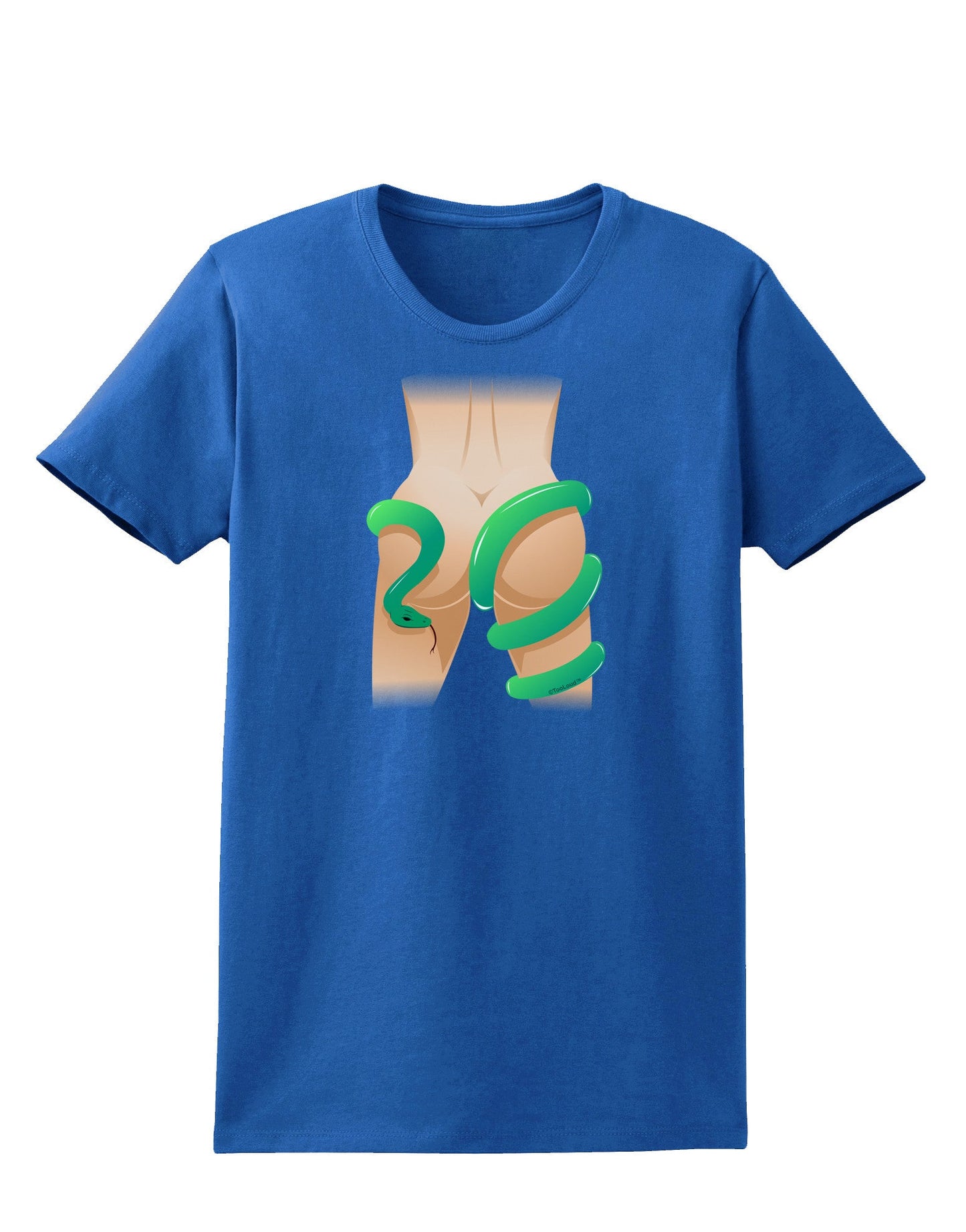 Lady Anaconda Design Medium Womens Dark T-Shirt-Womens T-Shirt-TooLoud-Royal-Blue-X-Small-Davson Sales