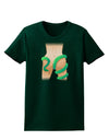 Lady Anaconda Design Medium Womens Dark T-Shirt-Womens T-Shirt-TooLoud-Forest-Green-Small-Davson Sales