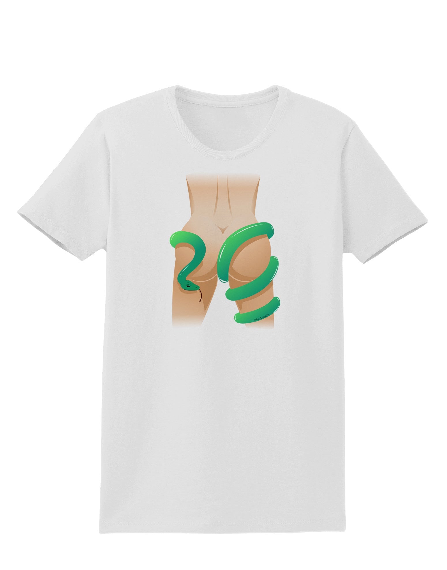 Lady Anaconda Design Medium Womens T-Shirt-Womens T-Shirt-TooLoud-White-X-Small-Davson Sales