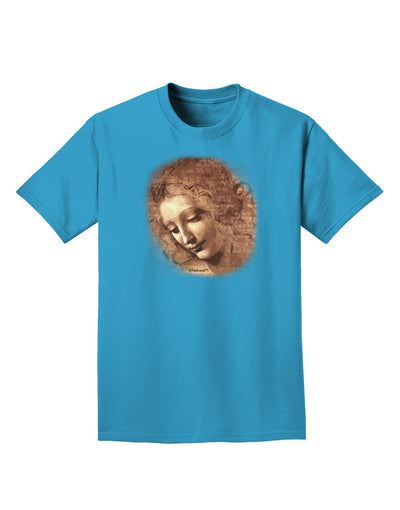 Lady With Disheveled Hair Adult Dark T-Shirt-Mens T-Shirt-TooLoud-Turquoise-Small-Davson Sales