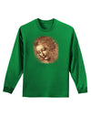 Lady With Disheveled Hair Adult Long Sleeve Dark T-Shirt-TooLoud-Kelly-Green-Small-Davson Sales