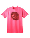 Lady With Disheveled Hair Adult T-Shirt-unisex t-shirt-TooLoud-Neon-Pink-Small-Davson Sales