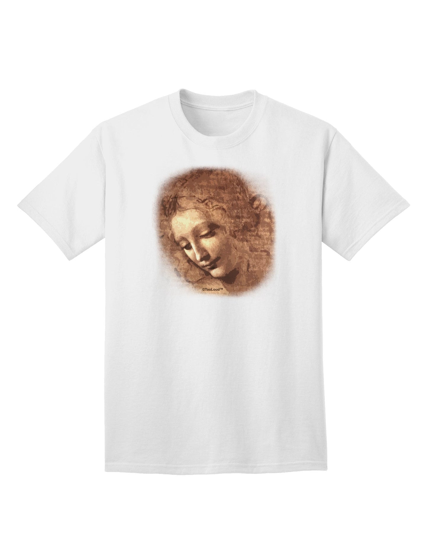 Lady With Disheveled Hair Adult T-Shirt-unisex t-shirt-TooLoud-White-Small-Davson Sales