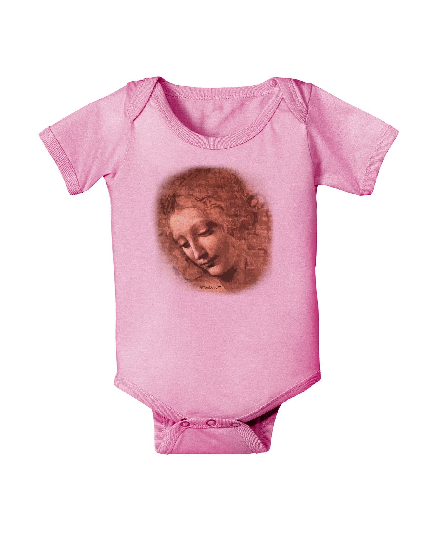 Lady With Disheveled Hair Baby Romper Bodysuit-Baby Romper-TooLoud-Pink-06-Months-Davson Sales