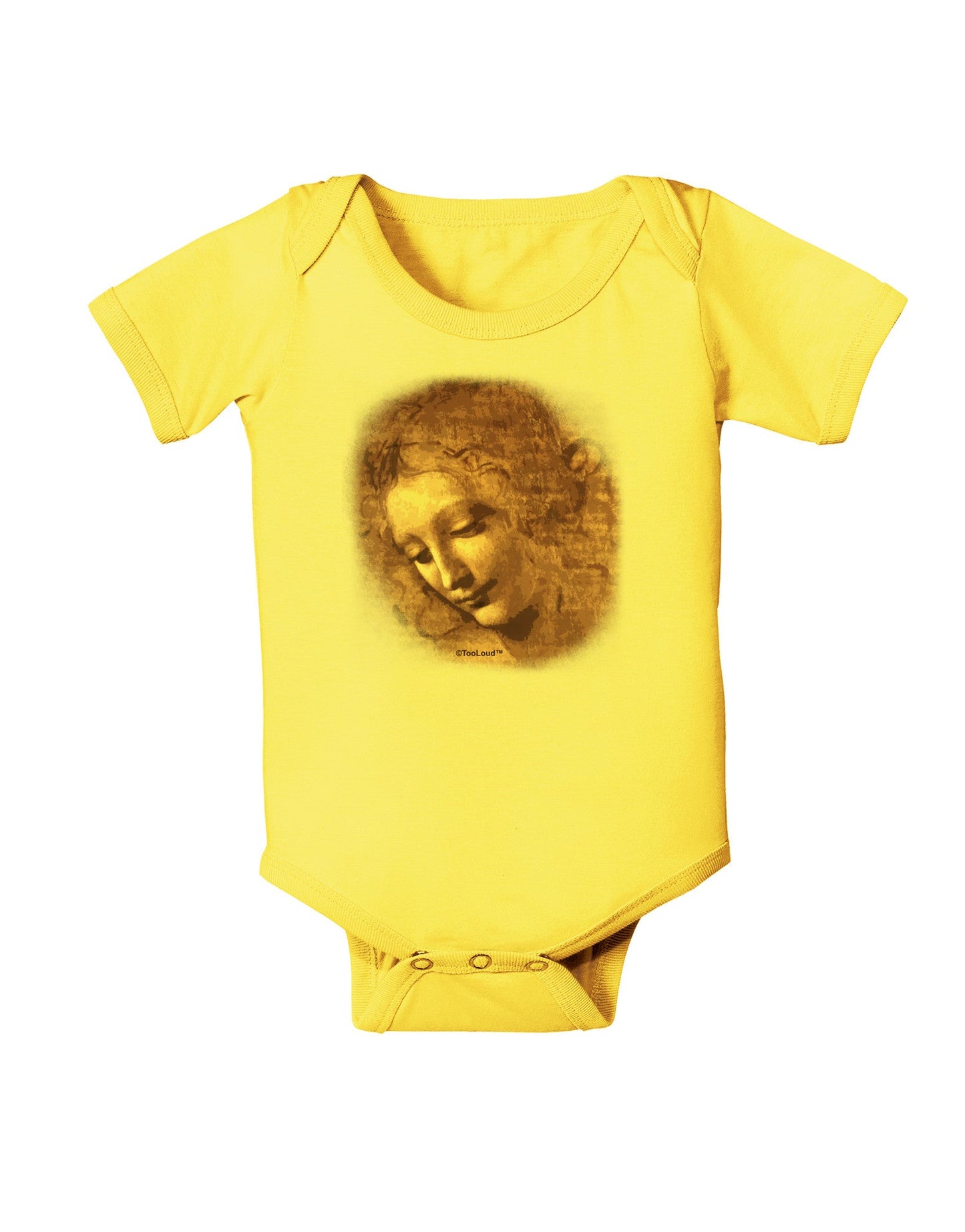 Lady With Disheveled Hair Baby Romper Bodysuit-Baby Romper-TooLoud-Yellow-06-Months-Davson Sales