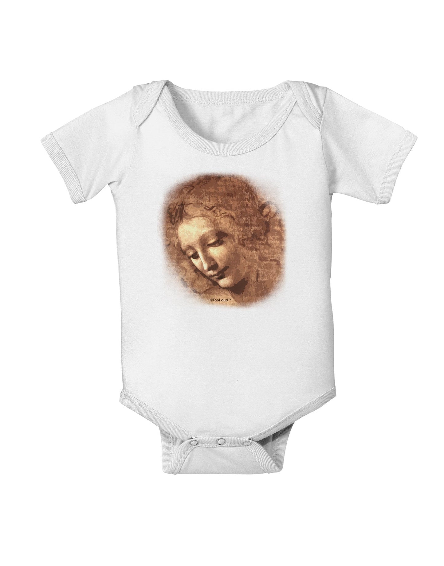 Lady With Disheveled Hair Baby Romper Bodysuit-Baby Romper-TooLoud-White-06-Months-Davson Sales