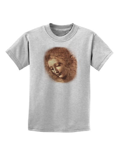 Lady With Disheveled Hair Childrens T-Shirt-Childrens T-Shirt-TooLoud-AshGray-X-Small-Davson Sales