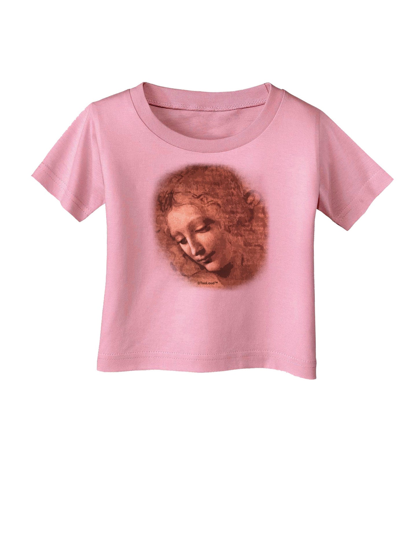 Lady With Disheveled Hair Infant T-Shirt-Infant T-Shirt-TooLoud-Candy-Pink-06-Months-Davson Sales