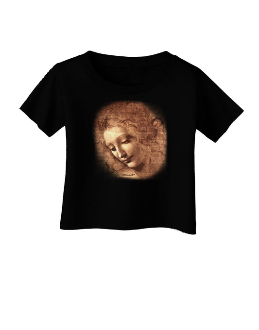Lady With Disheveled Hair Infant T-Shirt Dark-Infant T-Shirt-TooLoud-Black-06-Months-Davson Sales