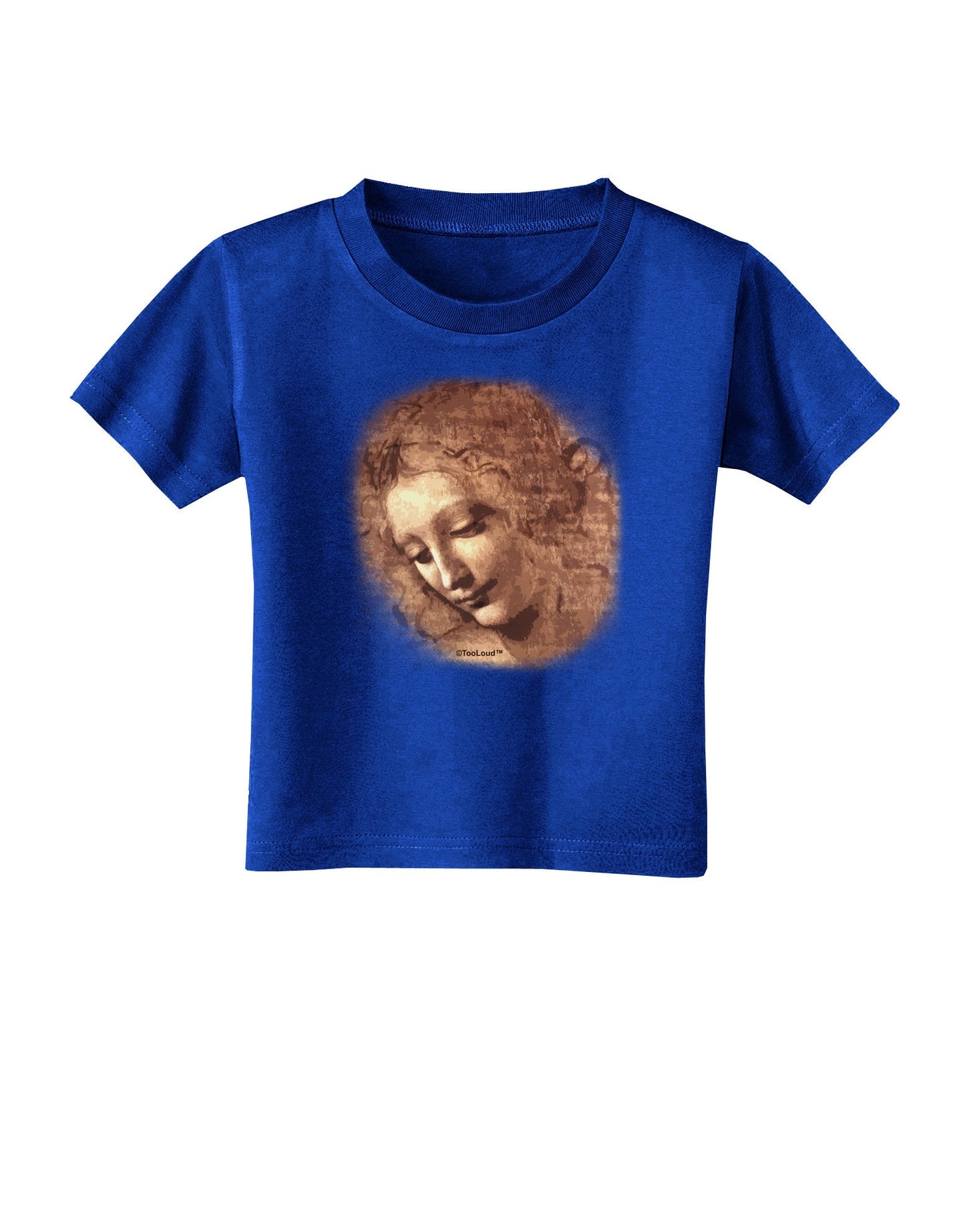 Lady With Disheveled Hair Toddler T-Shirt Dark-Toddler T-Shirt-TooLoud-Royal-Blue-2T-Davson Sales