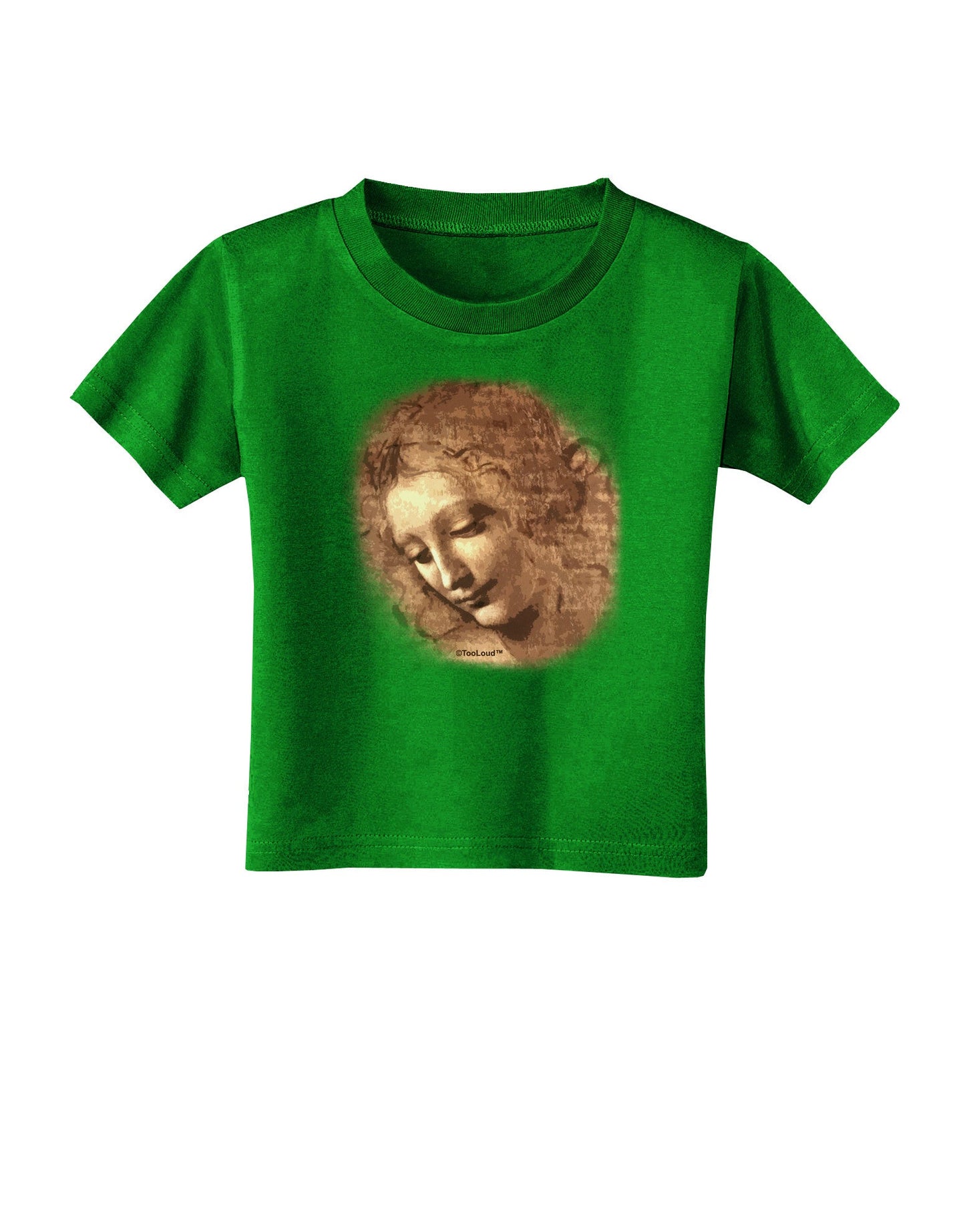 Lady With Disheveled Hair Toddler T-Shirt Dark-Toddler T-Shirt-TooLoud-Clover-Green-2T-Davson Sales