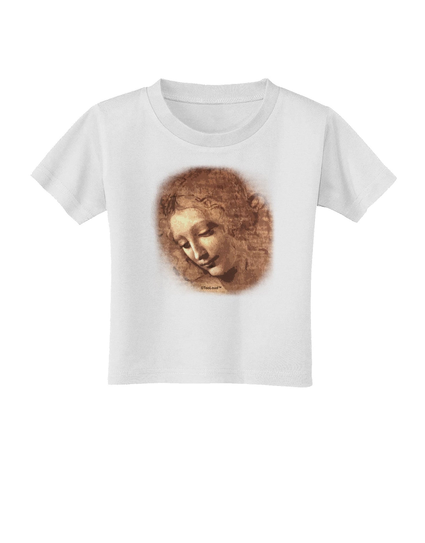 Lady With Disheveled Hair Toddler T-Shirt-Toddler T-Shirt-TooLoud-White-2T-Davson Sales