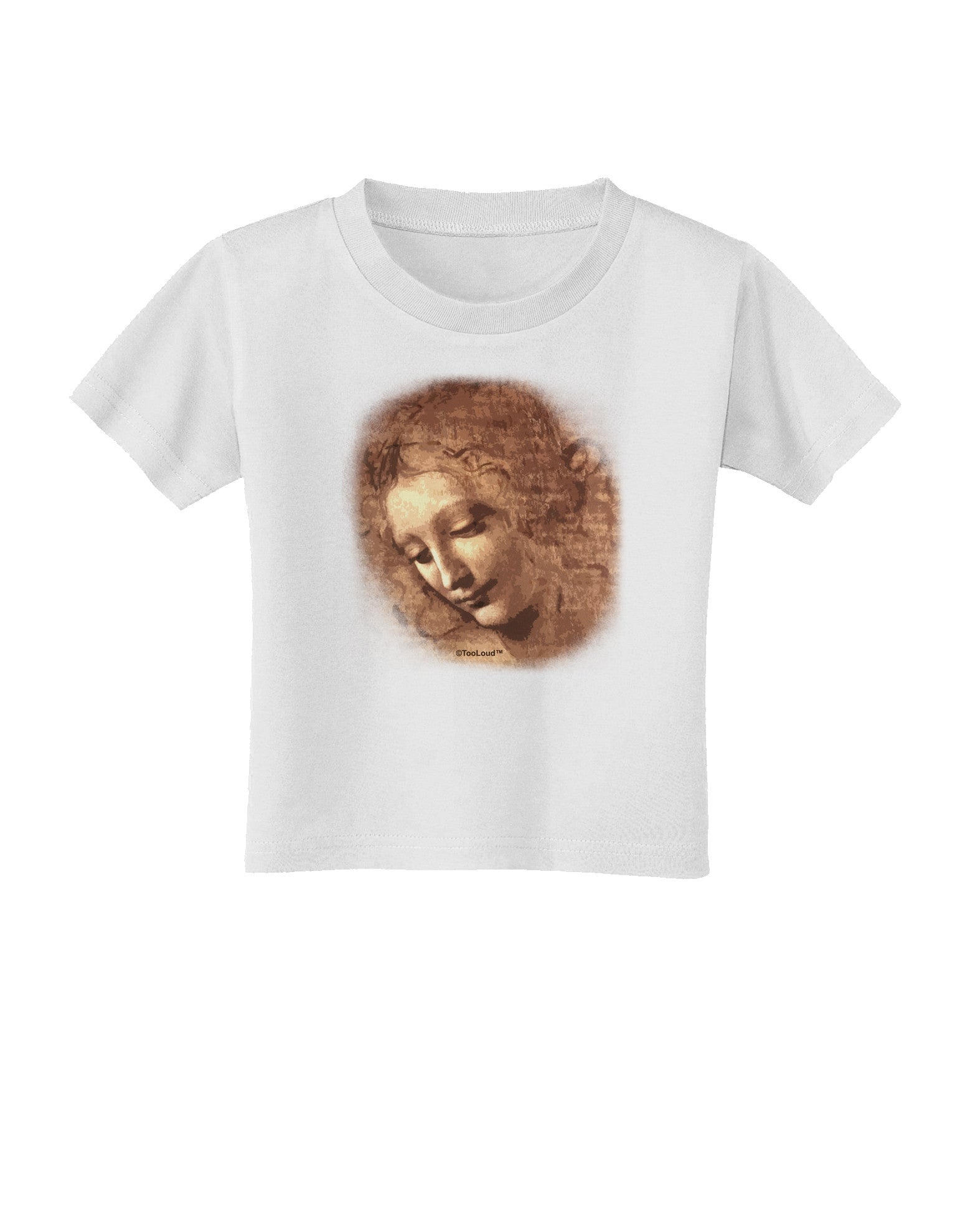 Lady With Disheveled Hair Toddler T-Shirt-Toddler T-Shirt-TooLoud-White-2T-Davson Sales