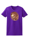 Lady With Disheveled Hair Womens Dark T-Shirt-Womens T-Shirt-TooLoud-Purple-X-Small-Davson Sales