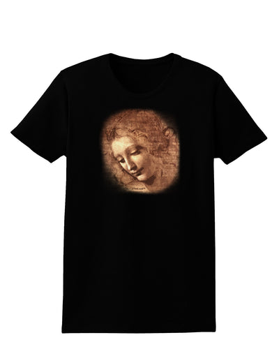 Lady With Disheveled Hair Womens Dark T-Shirt-Womens T-Shirt-TooLoud-Black-X-Small-Davson Sales