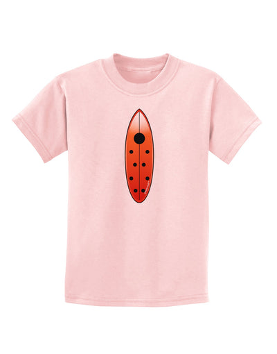 Ladybug Surfboard Childrens T-Shirt by TooLoud-Childrens T-Shirt-TooLoud-PalePink-X-Small-Davson Sales