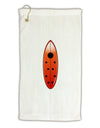 Ladybug Surfboard Micro Terry Gromet Golf Towel 16 x 25 inch by TooLoud-Golf Towel-TooLoud-White-Davson Sales