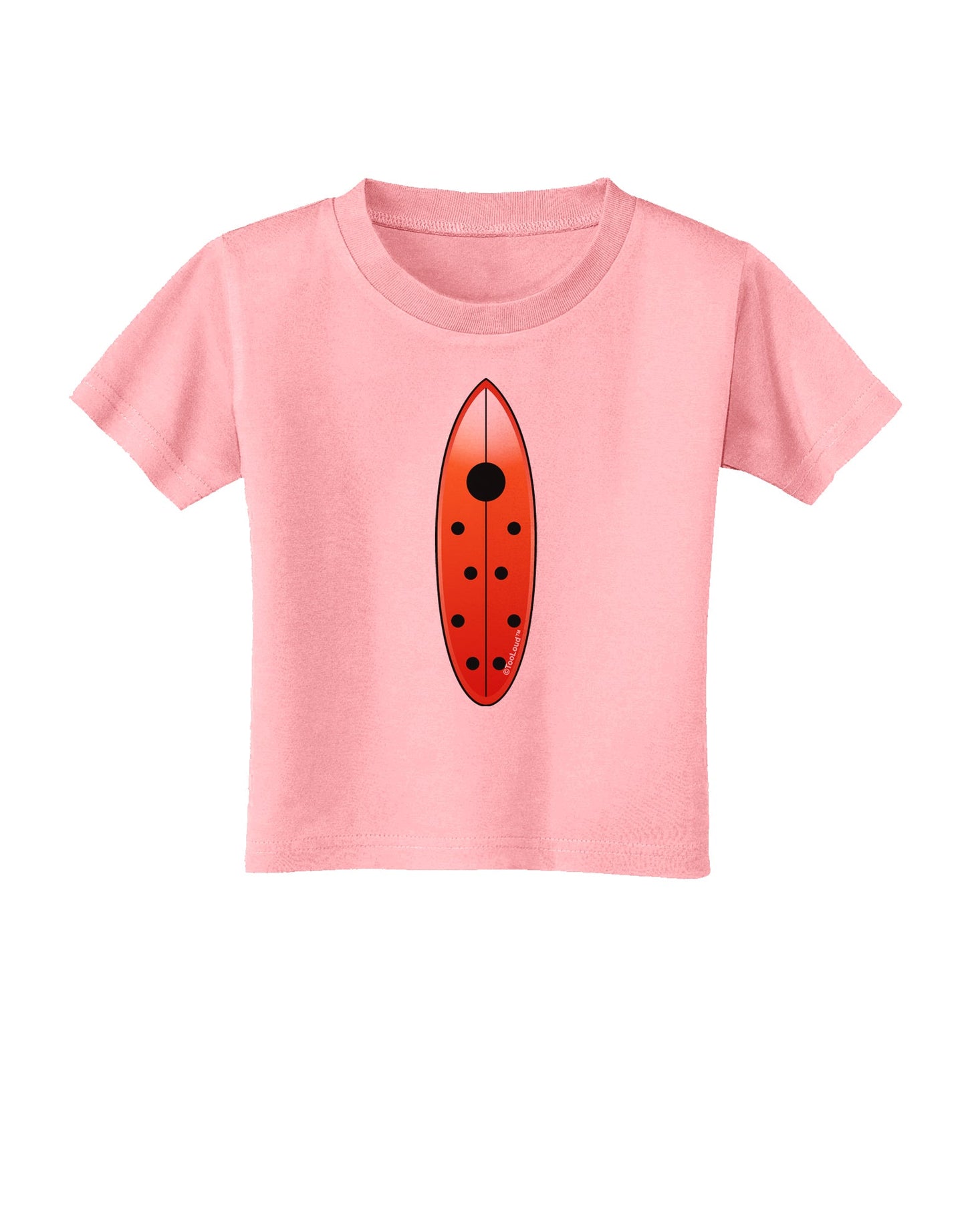 Ladybug Surfboard Toddler T-Shirt by TooLoud-Toddler T-Shirt-TooLoud-Candy-Pink-2T-Davson Sales