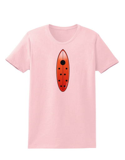 Ladybug Surfboard Womens T-Shirt by TooLoud-Womens T-Shirt-TooLoud-PalePink-X-Small-Davson Sales