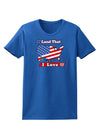 Land That I Love USA Womens Dark T-Shirt-TooLoud-Royal-Blue-X-Small-Davson Sales