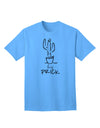 Large Cactus Design Men's T-Shirt by TooLoud-Mens T-shirts-TooLoud-Aquatic-Blue-Small-Davson Sales