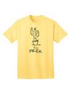 Large Cactus Design Men's T-Shirt by TooLoud-Mens T-shirts-TooLoud-Yellow-Small-Davson Sales