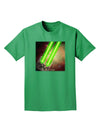 Laser Eyes Cat in Space Design Adult Dark T-Shirt by TooLoud-Mens T-Shirt-TooLoud-Kelly-Green-Small-Davson Sales