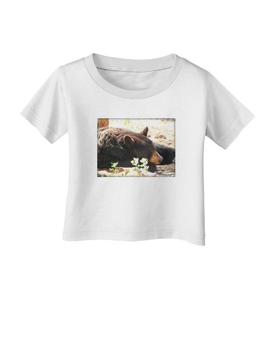 Laying Black Bear Infant T-Shirt-Infant T-Shirt-TooLoud-White-06-Months-Davson Sales