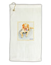 Laying Retriever Watercolor Micro Terry Gromet Golf Towel 16 x 25 inch-Golf Towel-TooLoud-White-Davson Sales