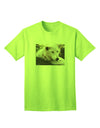 Laying White Wolf Adult T-Shirt-unisex t-shirt-TooLoud-Neon-Green-Small-Davson Sales