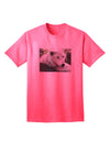 Laying White Wolf Adult T-Shirt-unisex t-shirt-TooLoud-Neon-Pink-Small-Davson Sales