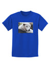 Laying White Wolf Childrens Dark T-Shirt-Childrens T-Shirt-TooLoud-Royal-Blue-X-Small-Davson Sales